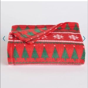 St. Nicholas Square Print Fleece Throw
